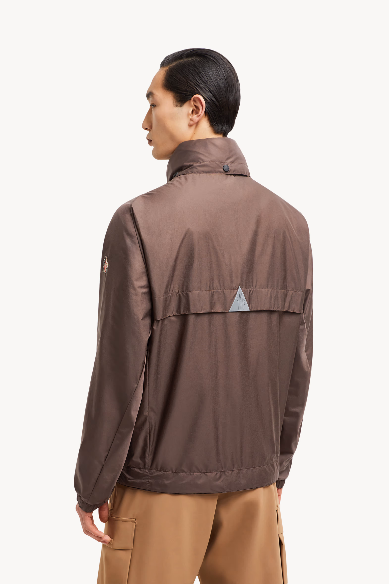 Cortavientos plegable con capucha Negara Hombre Marrón Moncler 5